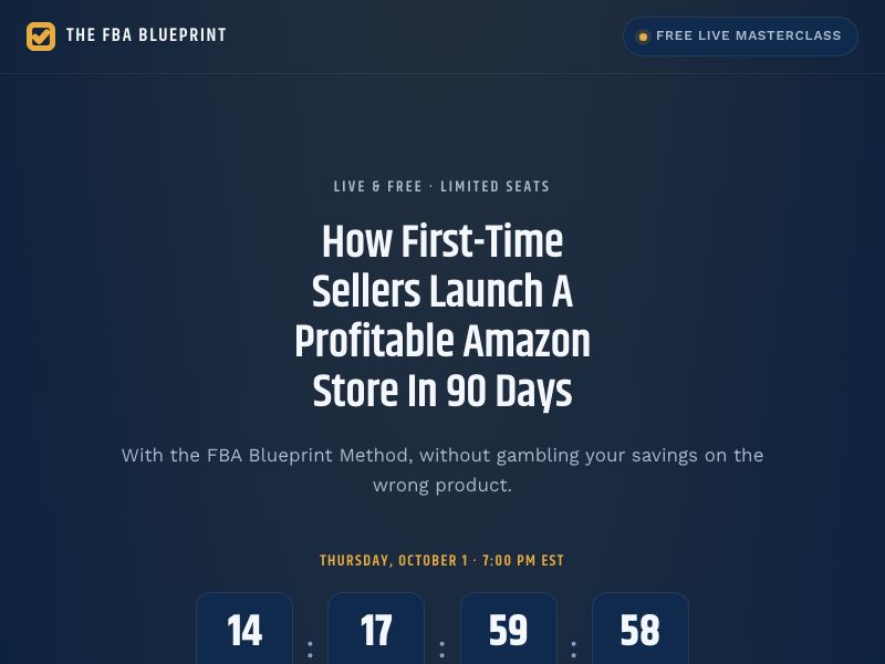 Registration page preview